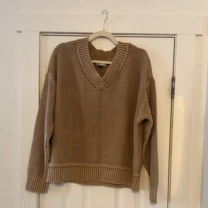 American Eagle Outfitters Tan Sweater